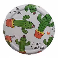 درب بانکه و شیشه قطر 8.5 طرح کاکتوس خندان دونه ای 