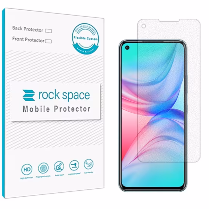 گلس مات نانو و ضد ضربه گوشی اینفینیکس Hot 10 برند راک اسپیس   