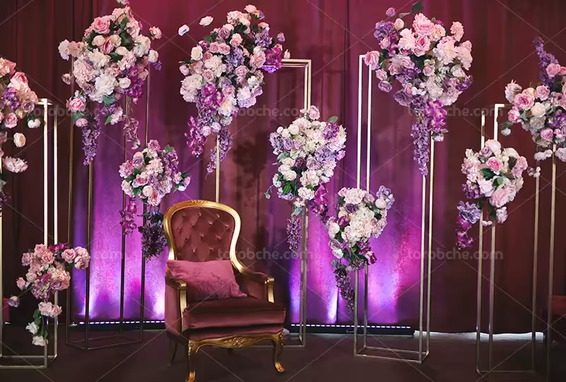 بک دراپ عکاسی عروسی | گرافیک با طعم تربچه