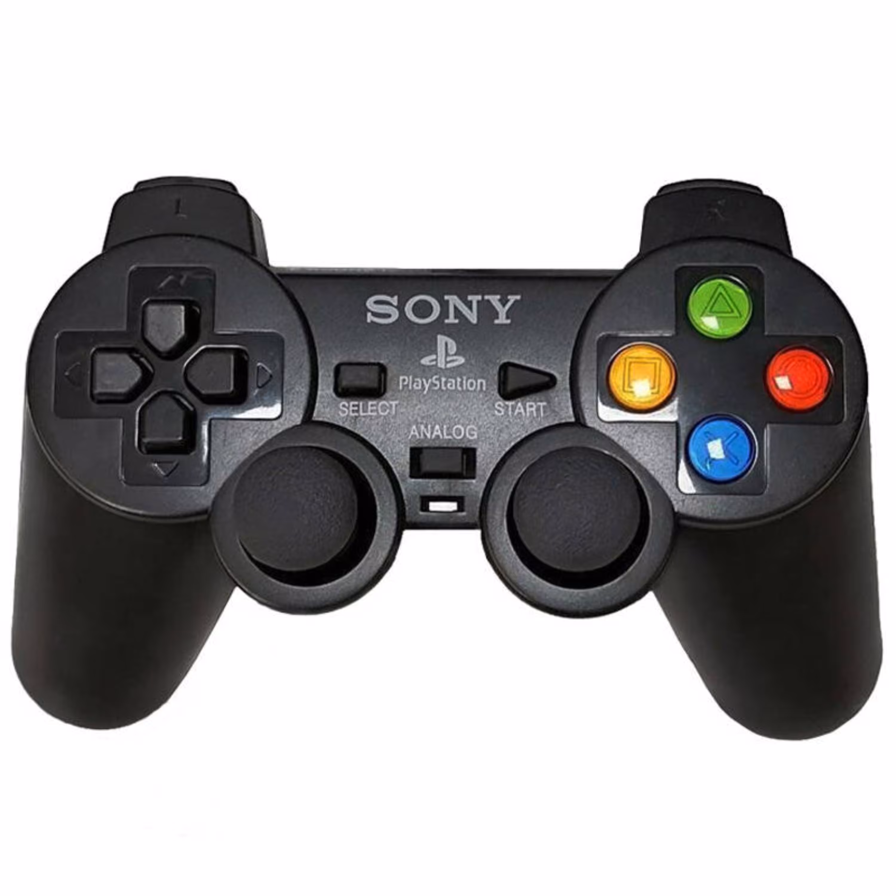 دسته بازی تکی شوکدار Sony PS2 دکمه رنگی