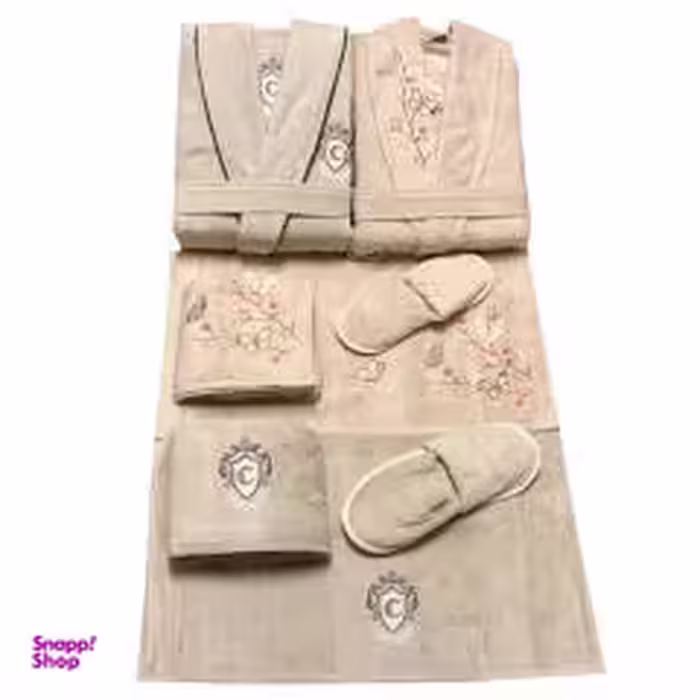 سرویس حوله 8 تکه مدل دانتلا پروانه کد P.TR.K