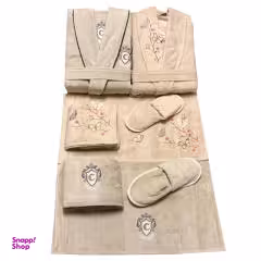 سرویس حوله 8 تکه مدل دانتلا پروانه کد P.TR.K