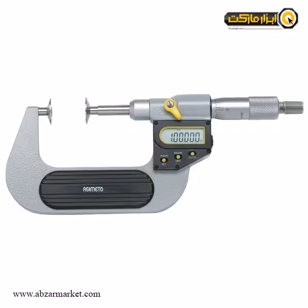 میکرومتر فک بشقابی دیجیتال آسیمتو 200-175 خارج سنج مدل 0-08-145