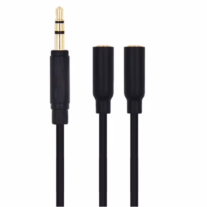 کابل انتقال صدای 3.5 میلی متری فنری کی نت به طول20 سانتیمتر