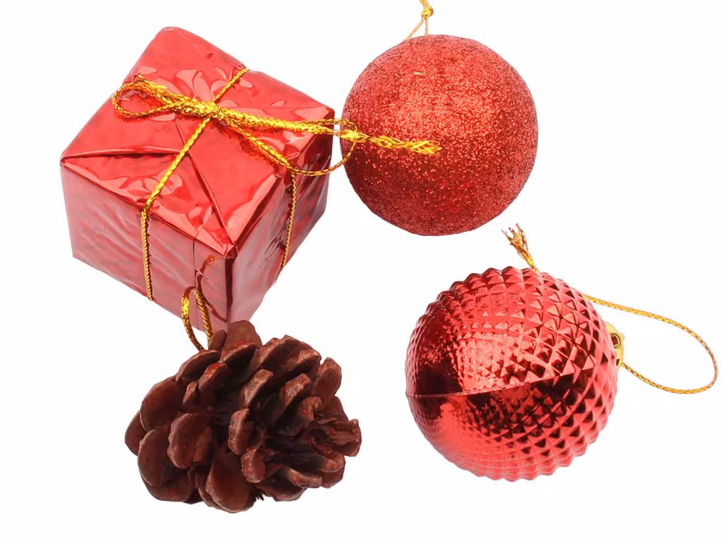 وسایل تزئینی درخت کریسمس (4 عددی)