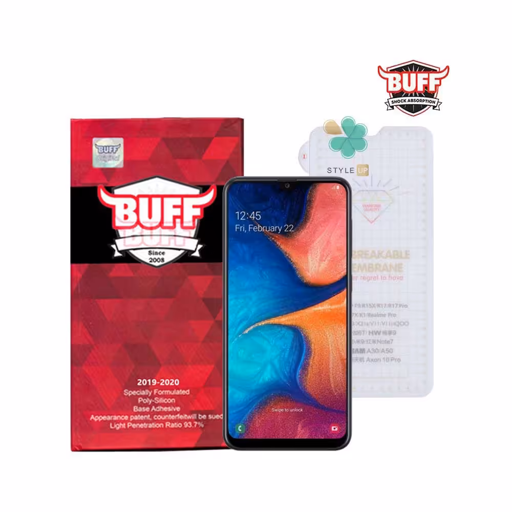 محافظ صفحه Hydrogel گوشی سامسونگ Galaxy A20 برند Buff