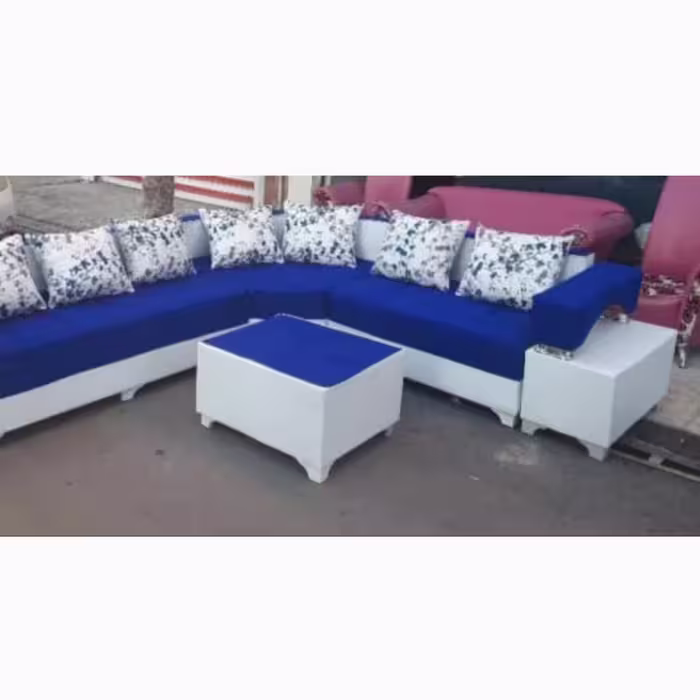 مبل ال دسته دوبل پارچه مسکو 