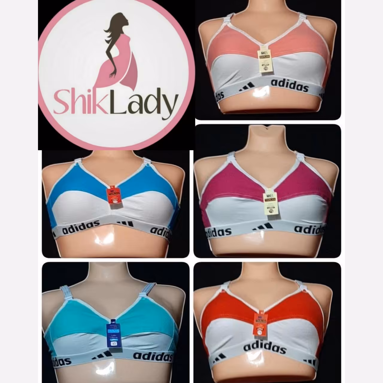 پک دوتایی سوتین نخی زنانه  اسپرت کش پهن زنانه رنگ بندی و سایز بندی 60الی90