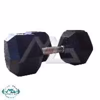 دمبل وزنه پویا مدل مکسول چرم وزن 15 کیلوگرم بسته 2 عددی