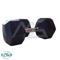 دمبل وزنه پویا مدل مکسول چرم وزن 15 کیلوگرم بسته 2 عددی