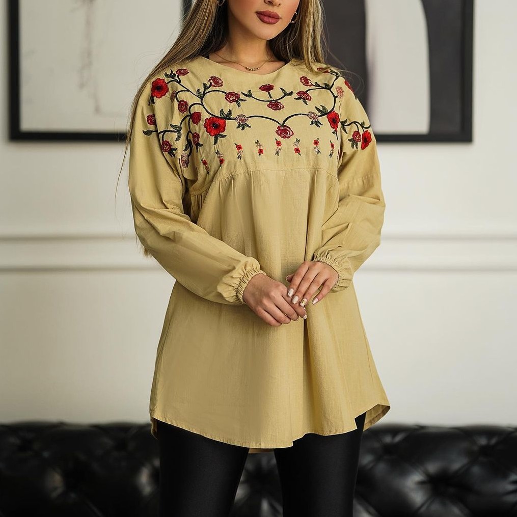 تونیک گلدوزی 