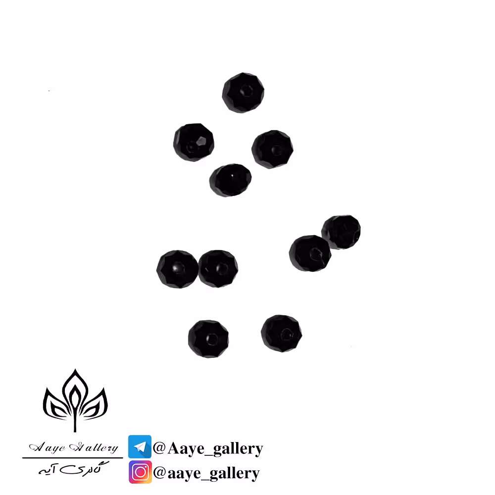 کریستال مشکی 75تایی کد 105