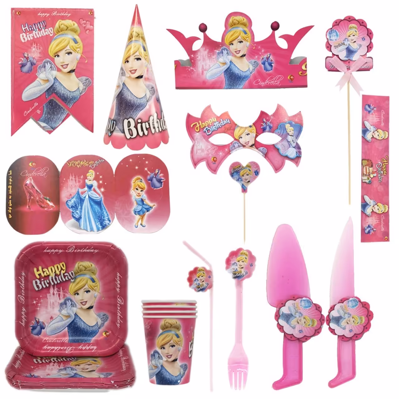 مجموعه 118 عددی تم تولد طرح سیندرلا