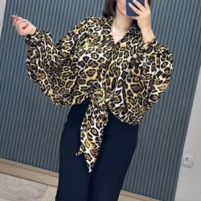 شومیز پلنگی شیک