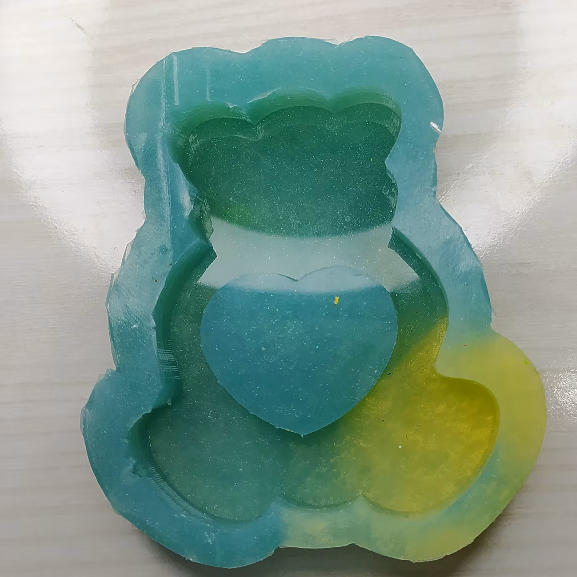 قالب سیلیکونی رزین خرسی آکواریومی