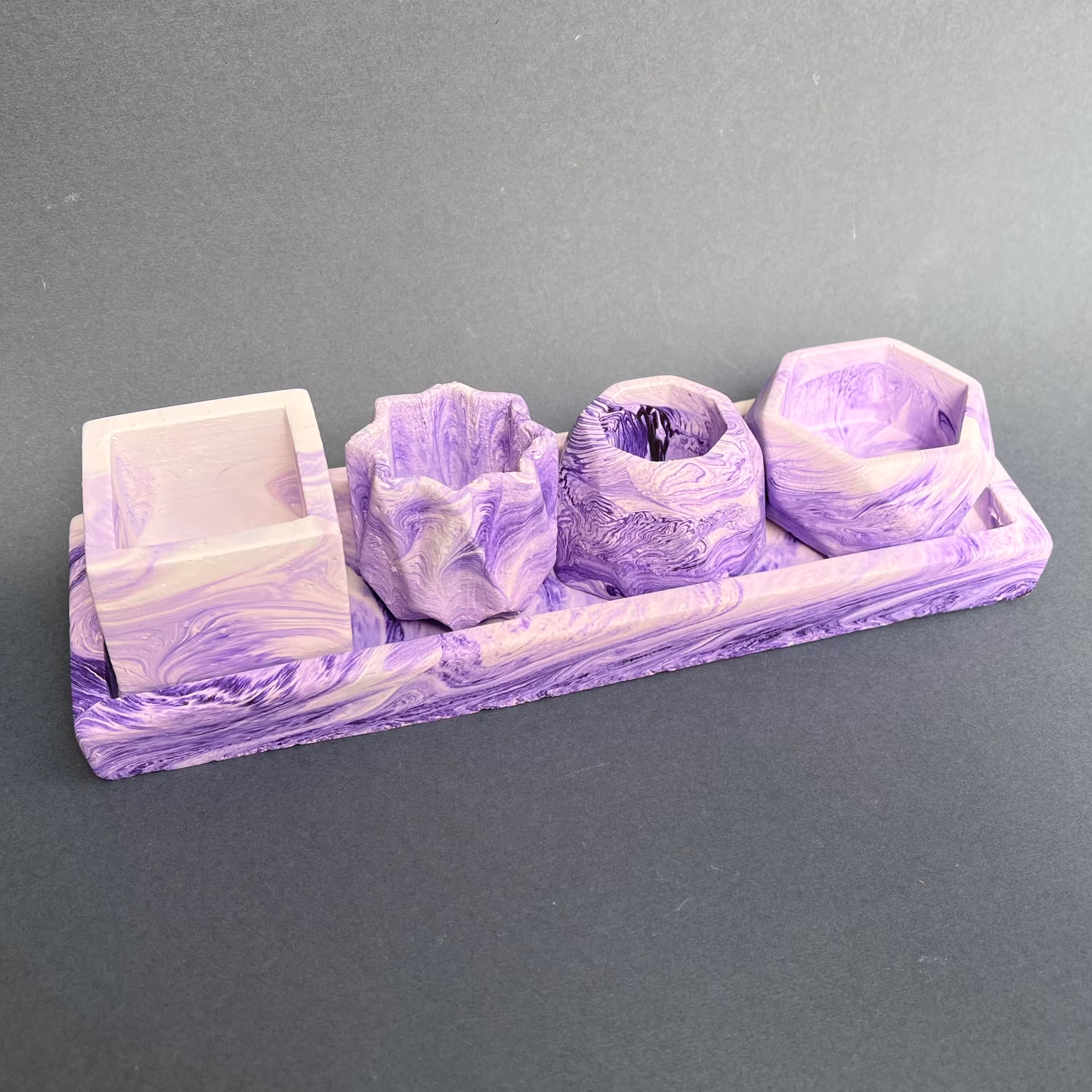 ست جاشمعی و گلدان مینیاتوری