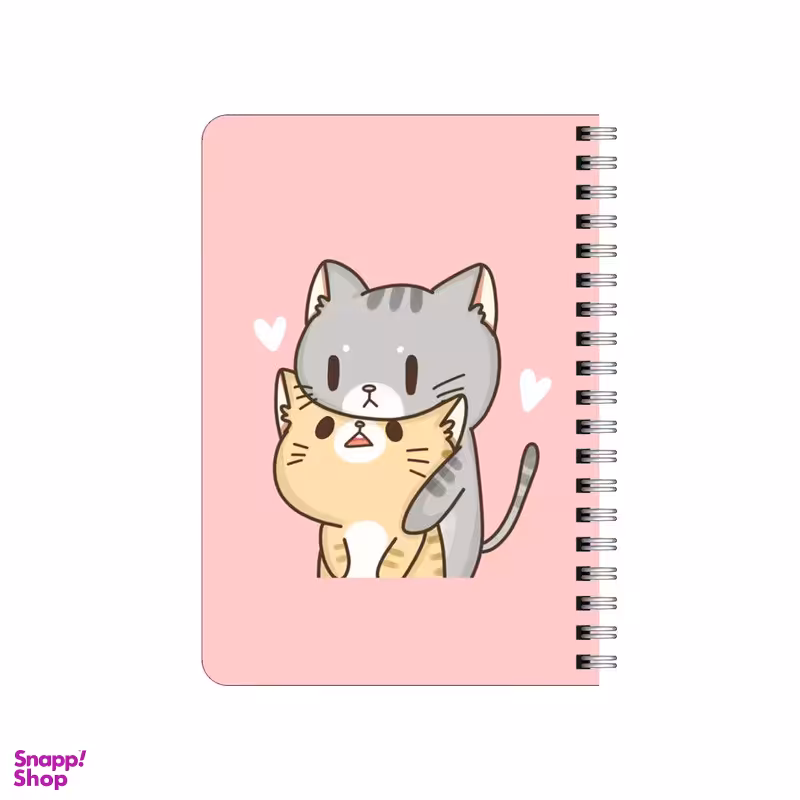 دفترچه یادداشت 80 برگ بامبیلیپ مدل گربه های عاشق کد 9710599