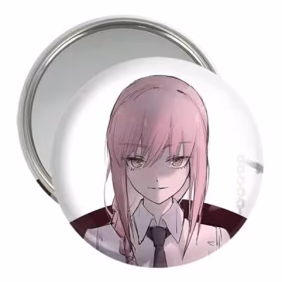 آینه جیبی خندالو مدل ماکیما انیمه مرد اره ای Chainsaw Man کد 22352