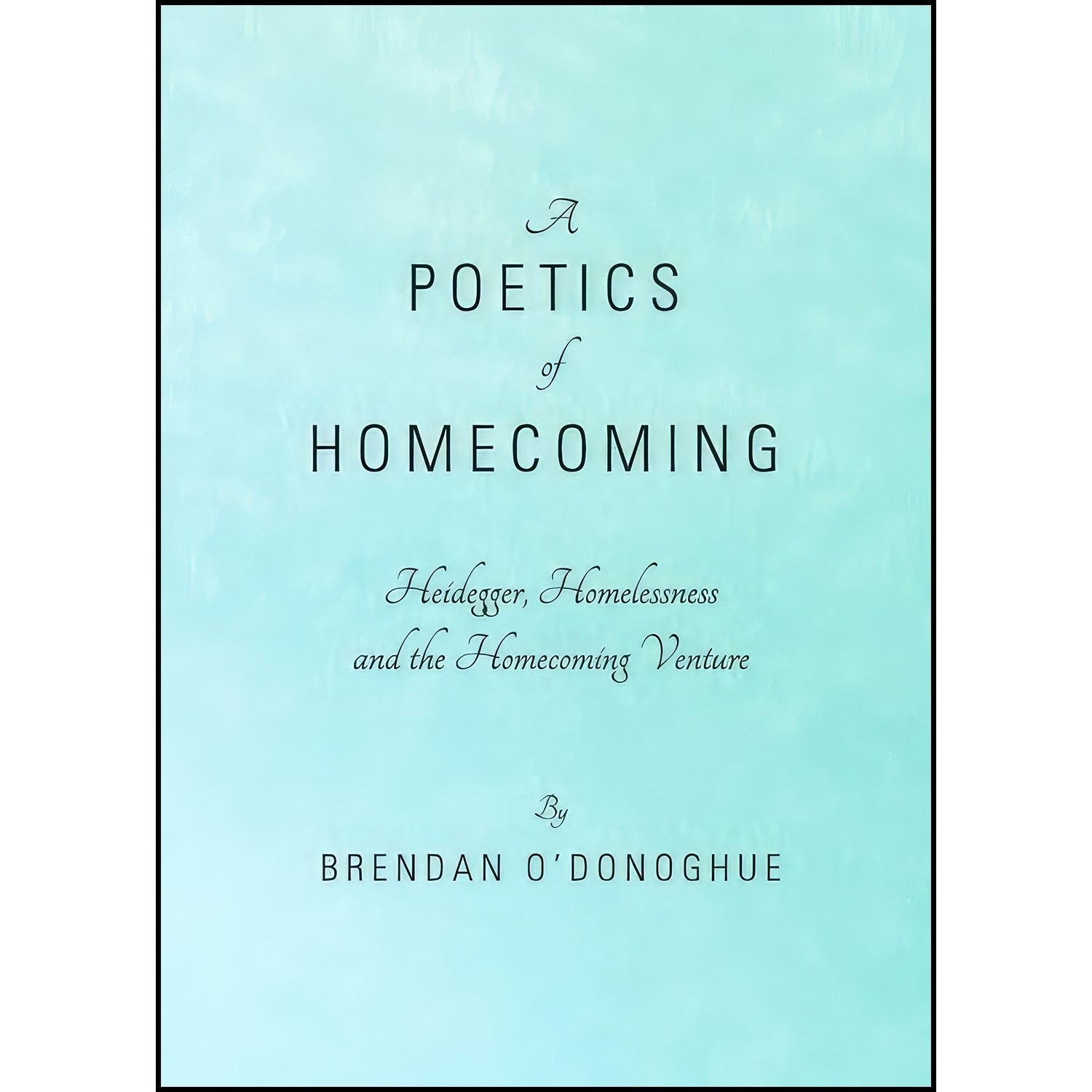 کتاب زبان اصلی A Poetics of Homecoming اثر Brendan ODonoghue