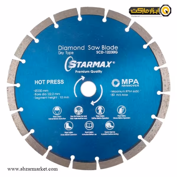 صفحه گرانیت بر استارمکس 230 میلی متر مدل SCD-12230G
