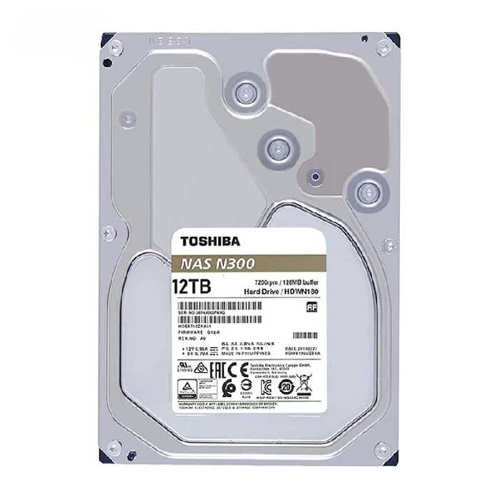 هارد دیسک اینترنال توشیبا TOSHIBA N300 12TB