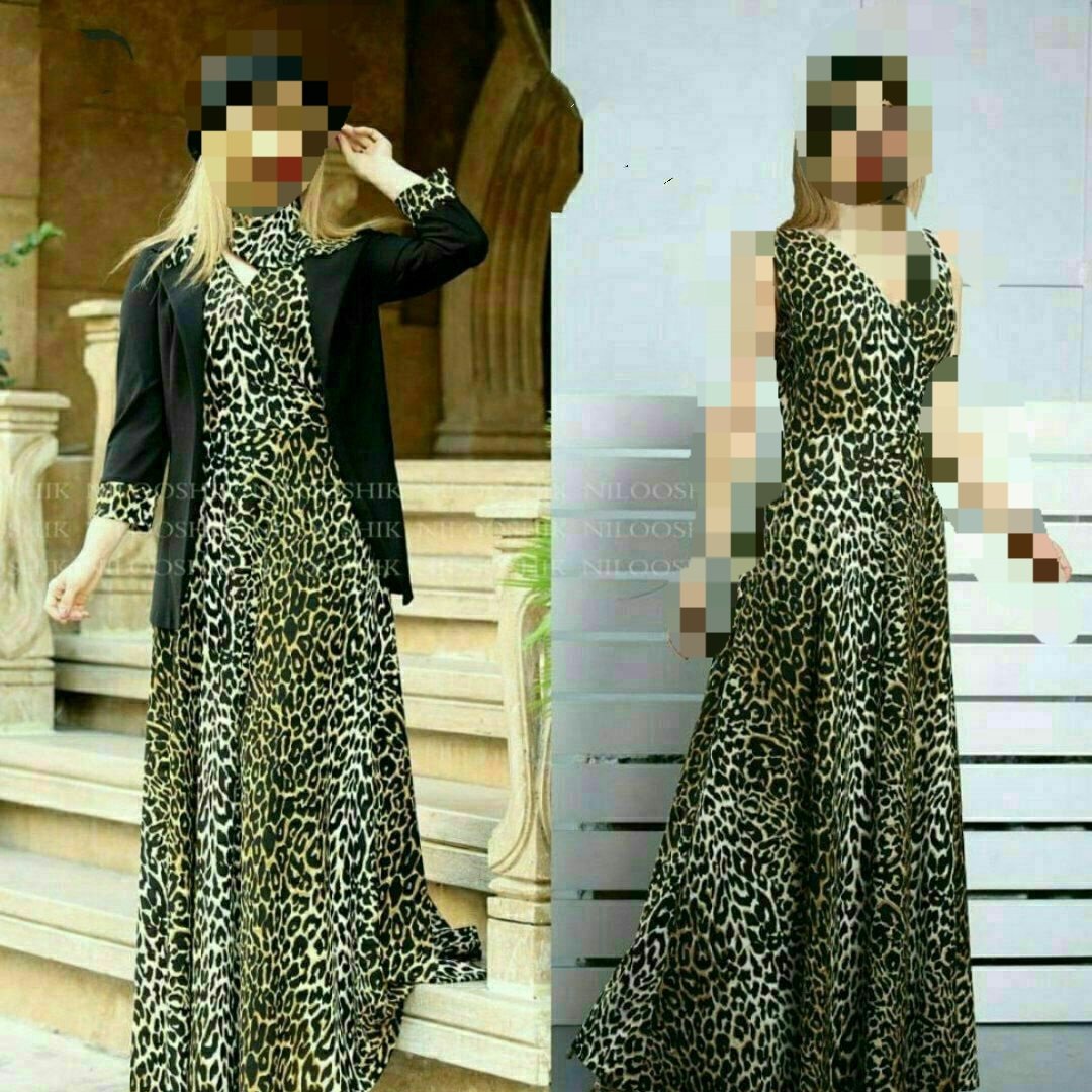 کت و سارافون پلنگی زنانه