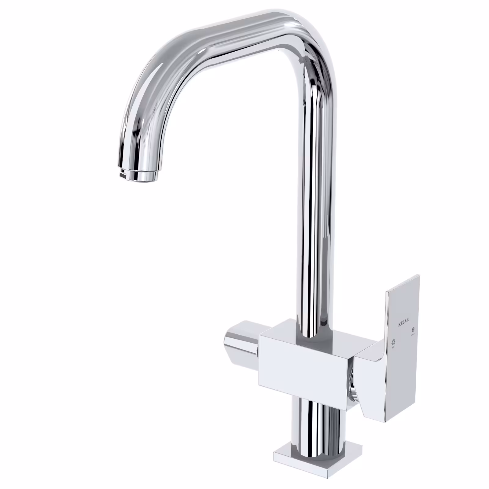 شیر آشپزخانه دوکاره کلار مدل فلت