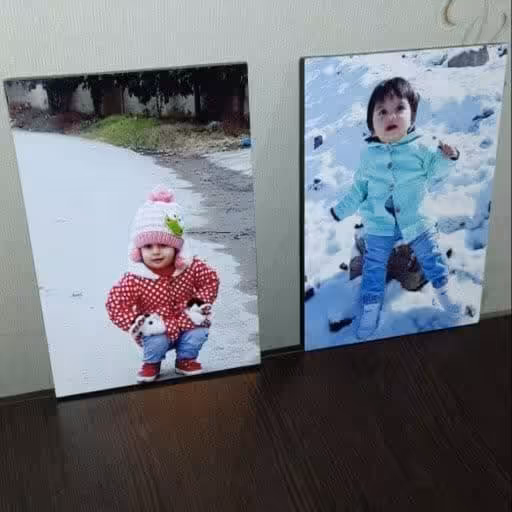 چاپ عکس روی تخته شاسی پک 4 عددی سایز 10 در 15 سانتیمتر با بهترین کیفیت