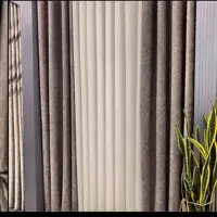 پرده مخمل شانل و حریر ساده (پس کرایه)