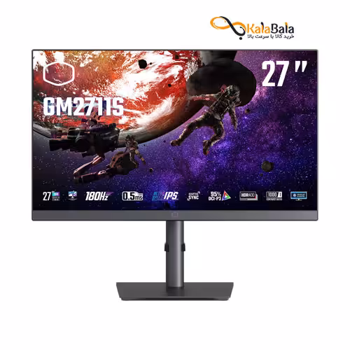 خرید و قیمت مانیتور گیمینگ کولرمستر GM2711S Flat