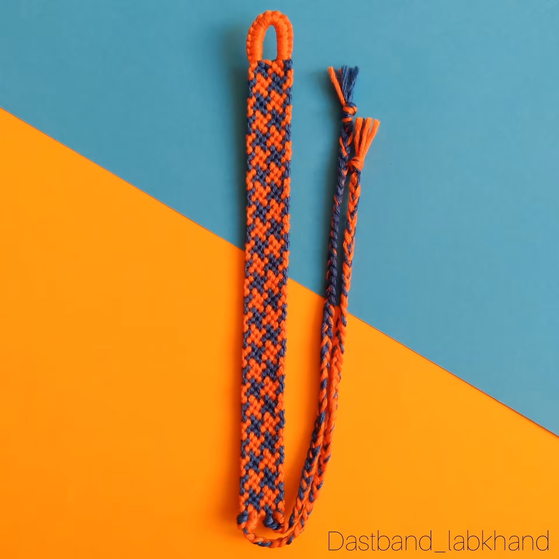 دستبند دوستی دستبافت کد 22