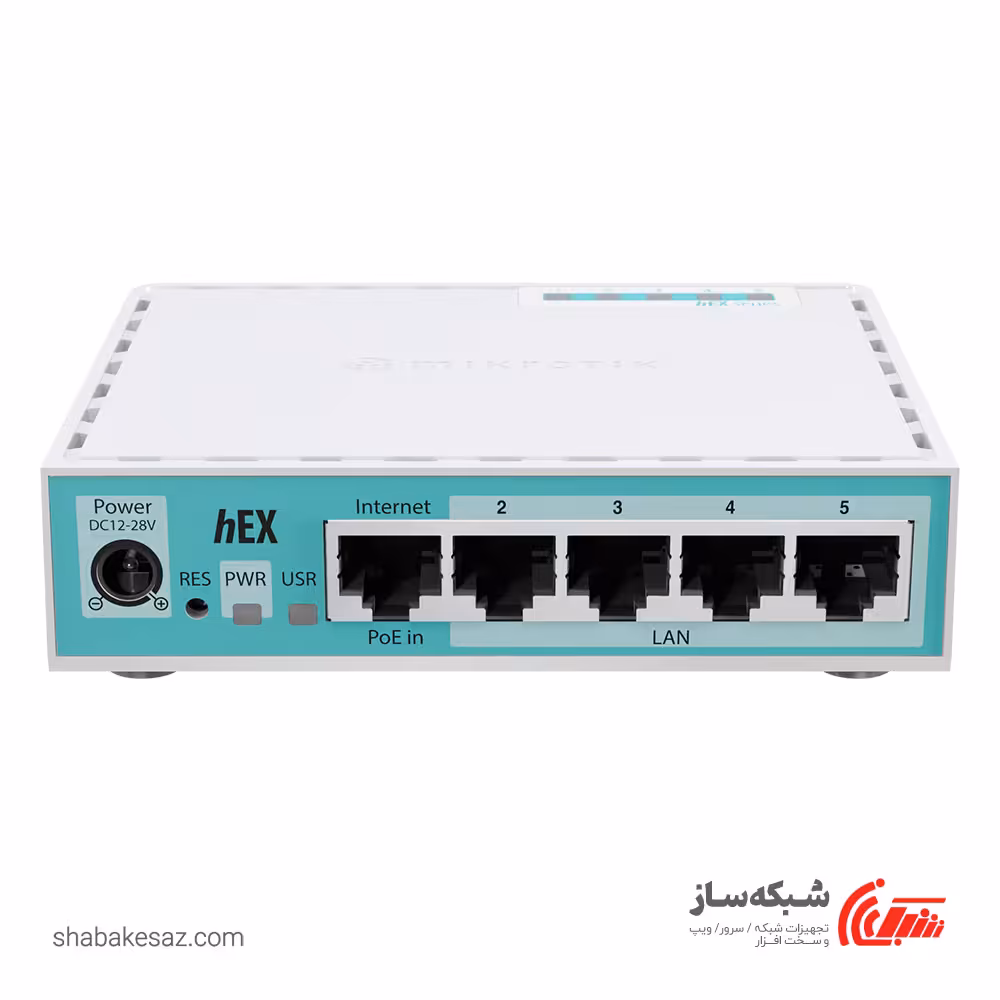 قیمت و خرید روتر گیکابیت میکروتیک Mikrotik hEX refresh - شبکه ساز
