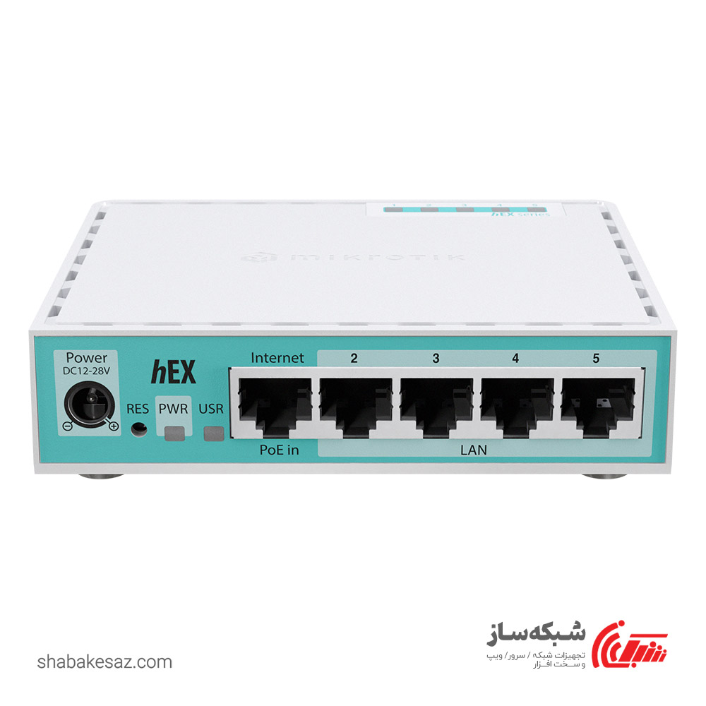 قیمت و خرید روتر گیکابیت میکروتیک Mikrotik hEX refresh - شبکه ساز