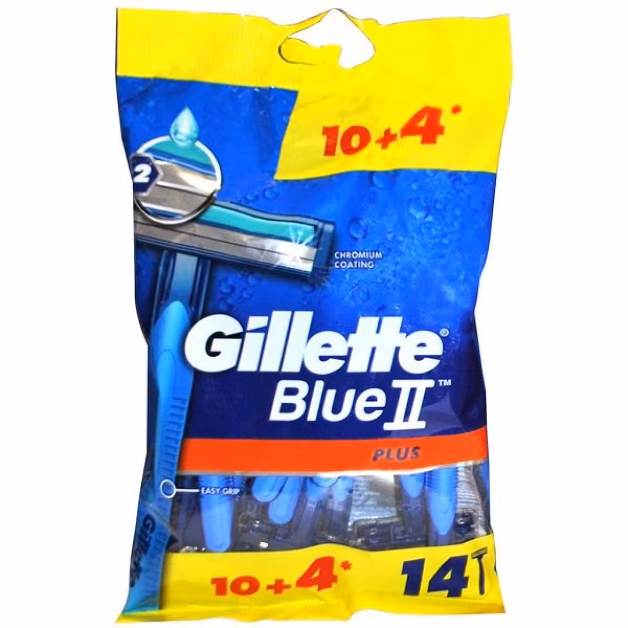 خود تراش ژیلت مدل Blue 2 Plus بسته 14 عددی