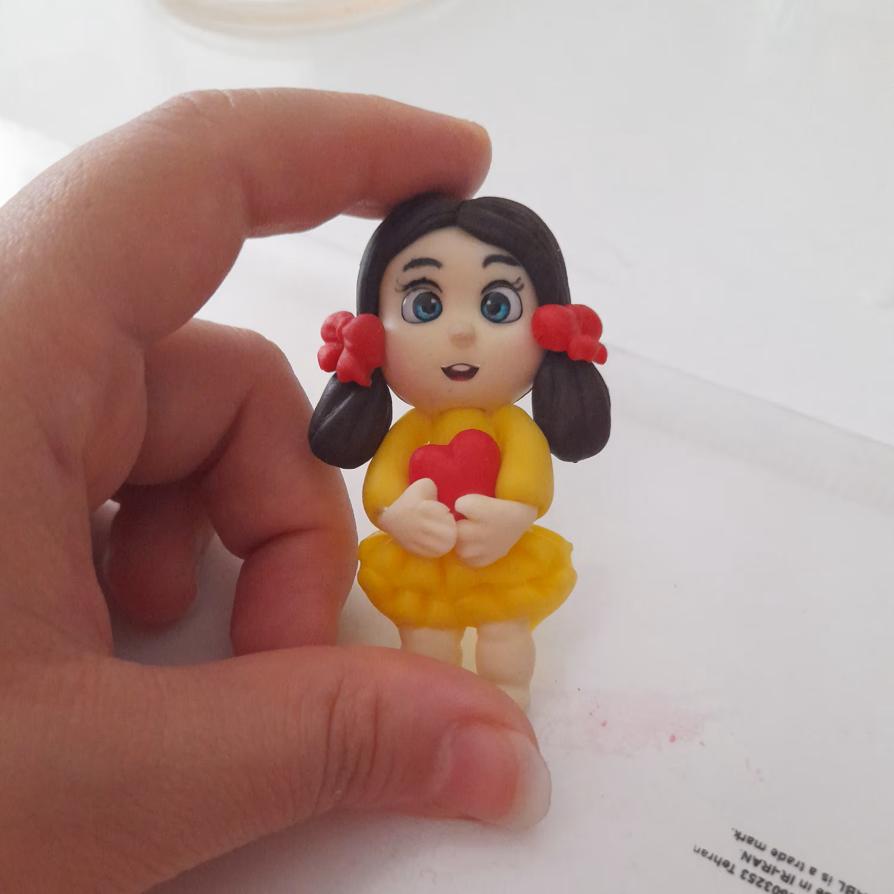 پیکسل گل سر دخترانه گیفت مجسمه اکسسوری مگنت مدل یسنا کد 03