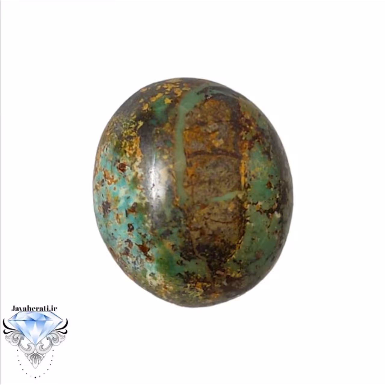 نگین فیروزه نیشابور دامله تمام مغز اصیل T23