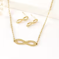 نیمست استیل رنگ ثابت و ضدحساسیت طرح بینهایت کد2689