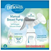 شیردوش پمپی دکتر براونز با شیشه شیر drbrowns