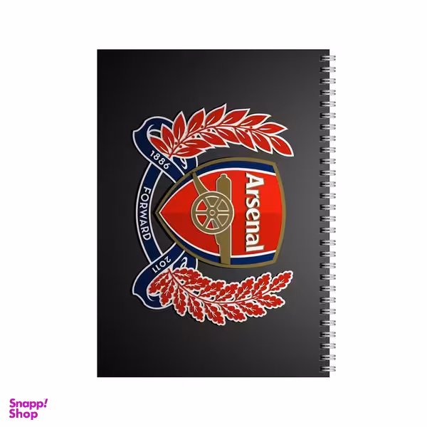 دفتر مشق 80 برگ بامبیلیپ طرح لوگو باشگاه آرسنال کد 2202921