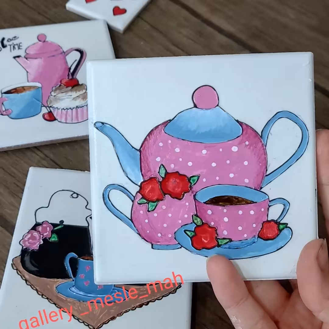 کاشی مگنت  دار   ابعاد 10*10