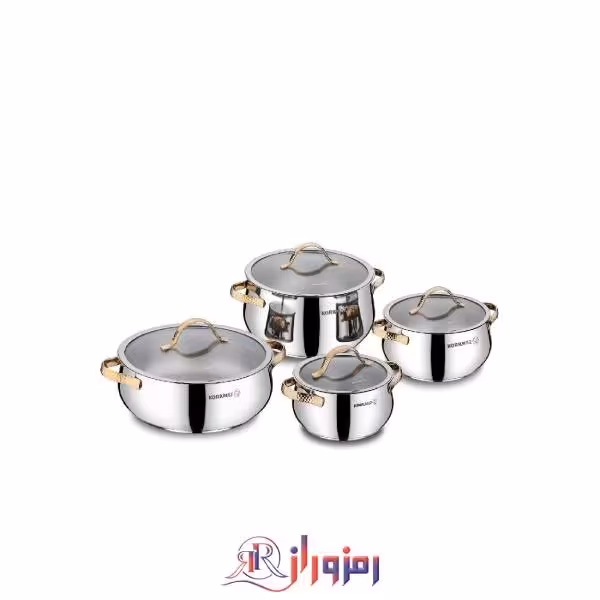 سرویس قابلمه 8تکه کرکماز (اصلی) korkmaz A1964-01