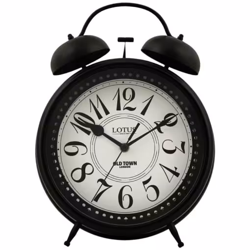 ساعت فلزی رومیزی مدل BELMONT-B700 رنگ (WHITE) و (MATTE BLACK)