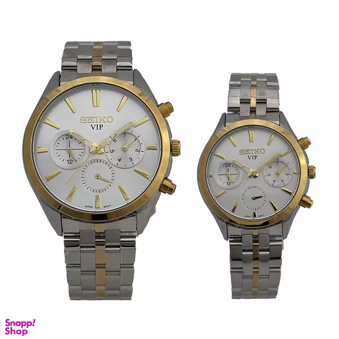 ست ساعت مچی زنانه و مردانه طرح سیکو مدل S369V02