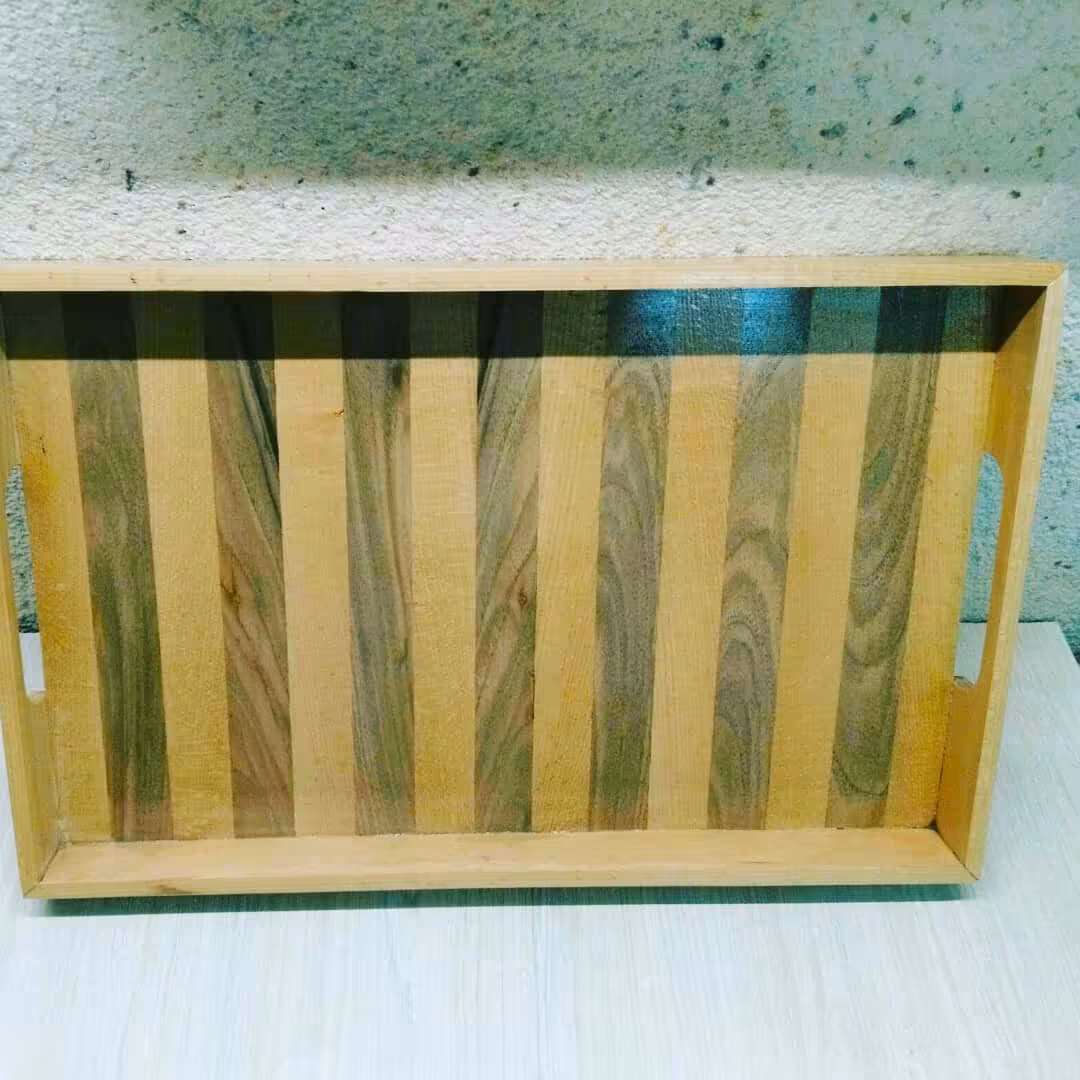 سینی تمام چوب هنر وطببعت3