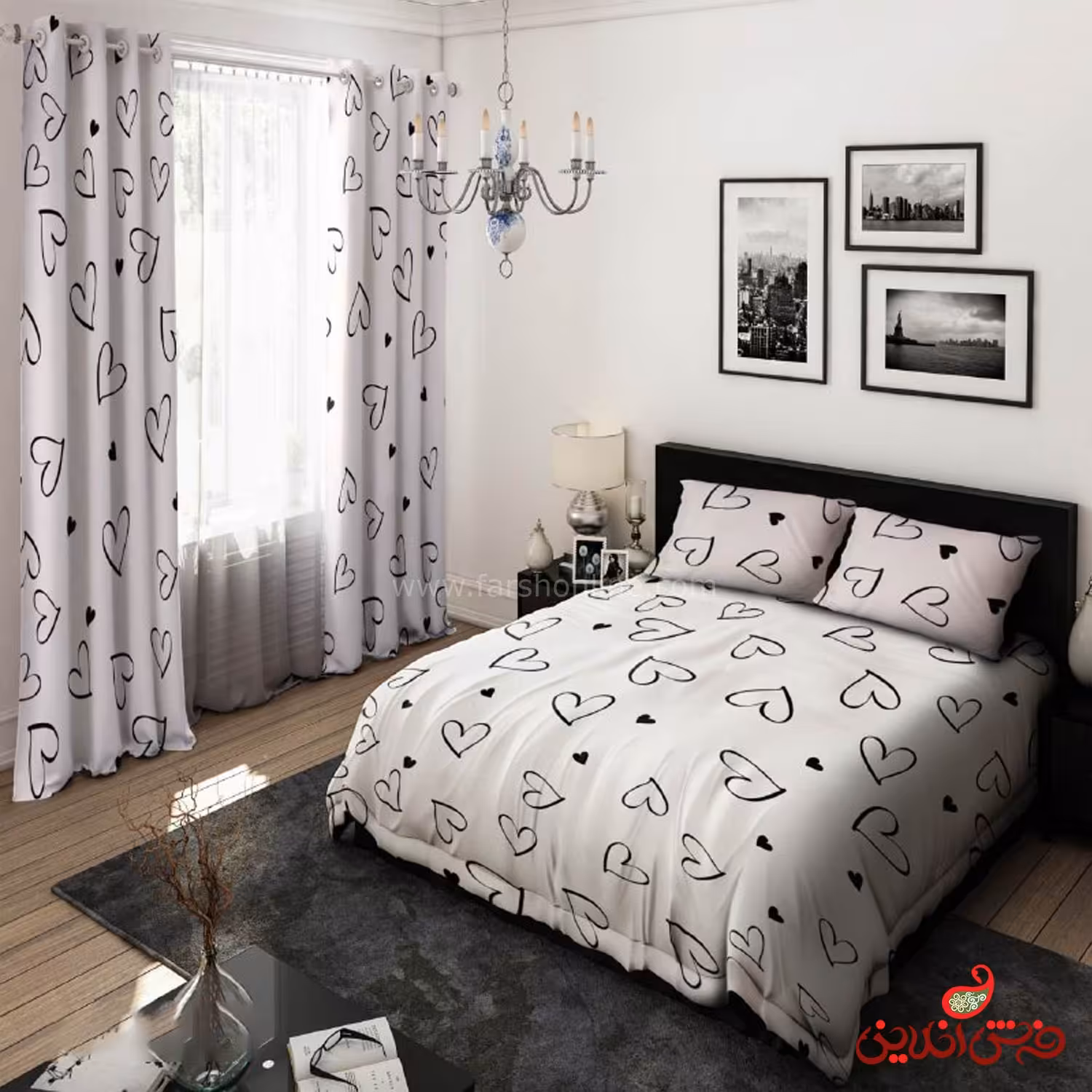 روتختی قلب سفید  کد 15145