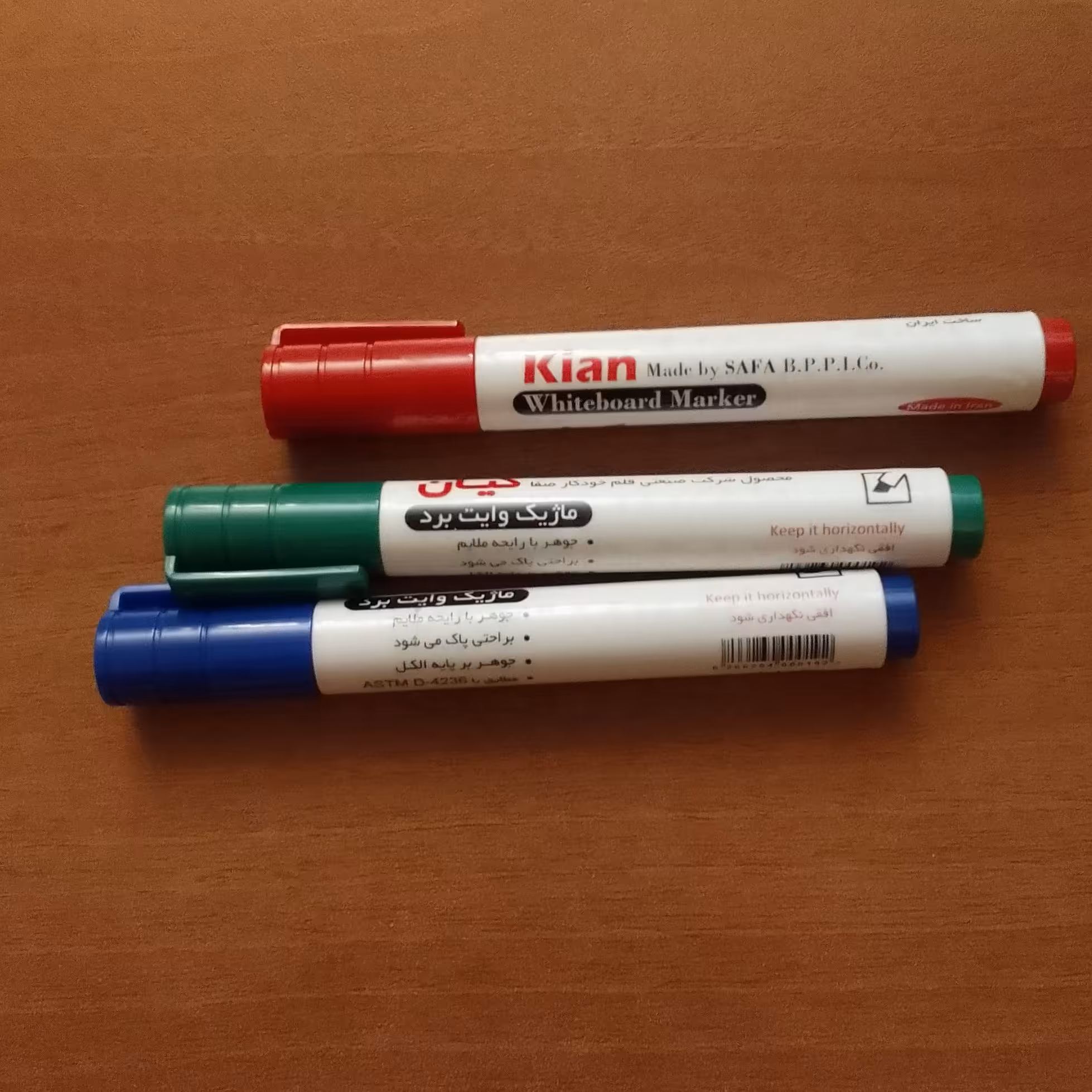 ماژیک وایت برد کیان آبی سبز قرمز قیمت 3 عدد باهم 67 ت