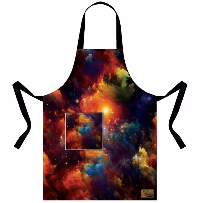 پیشبند آشپزخانه ضد آب سه لایه سایز 50 در 70 مدل A1-1008 شرکت رنس