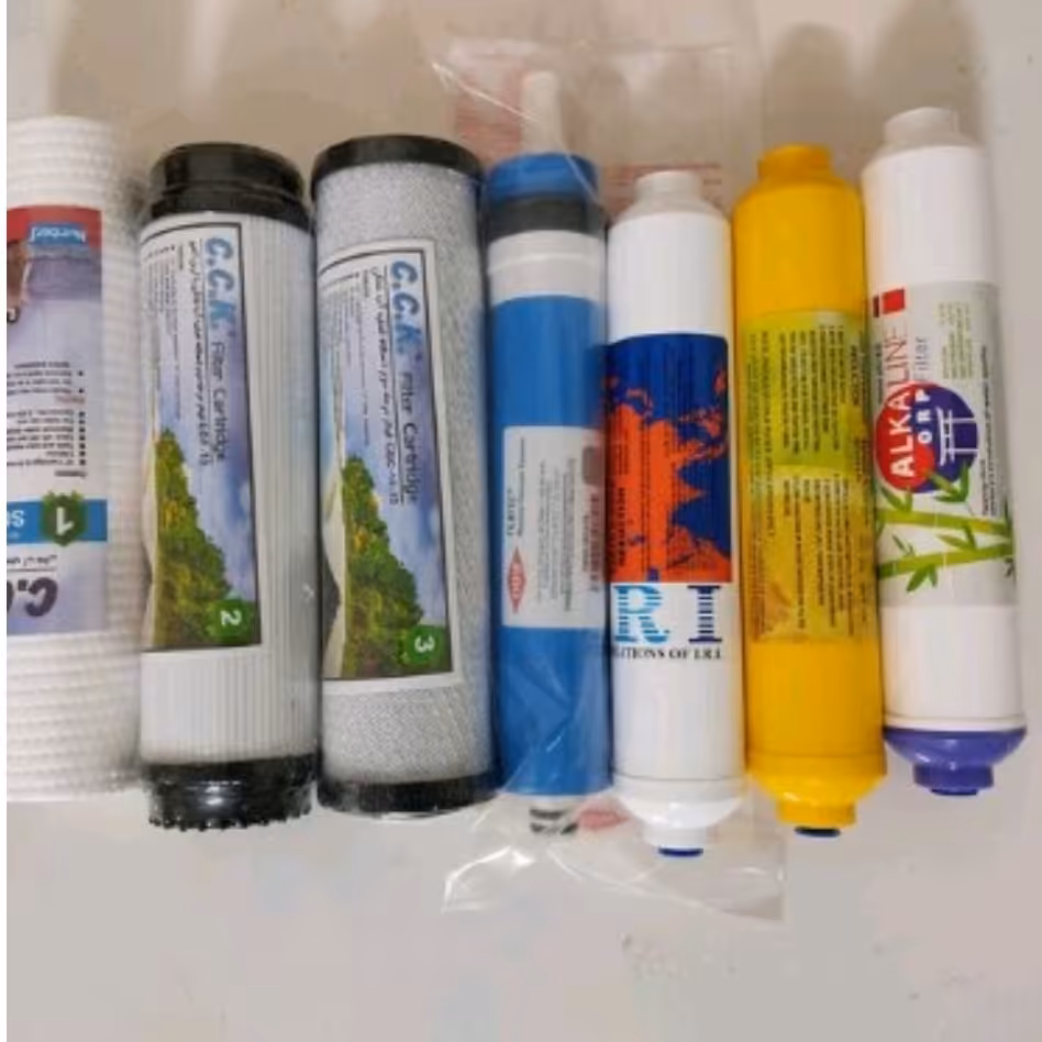 فیلتر دستگاه تصفیه آب خانگی مجموعه هفت عددی