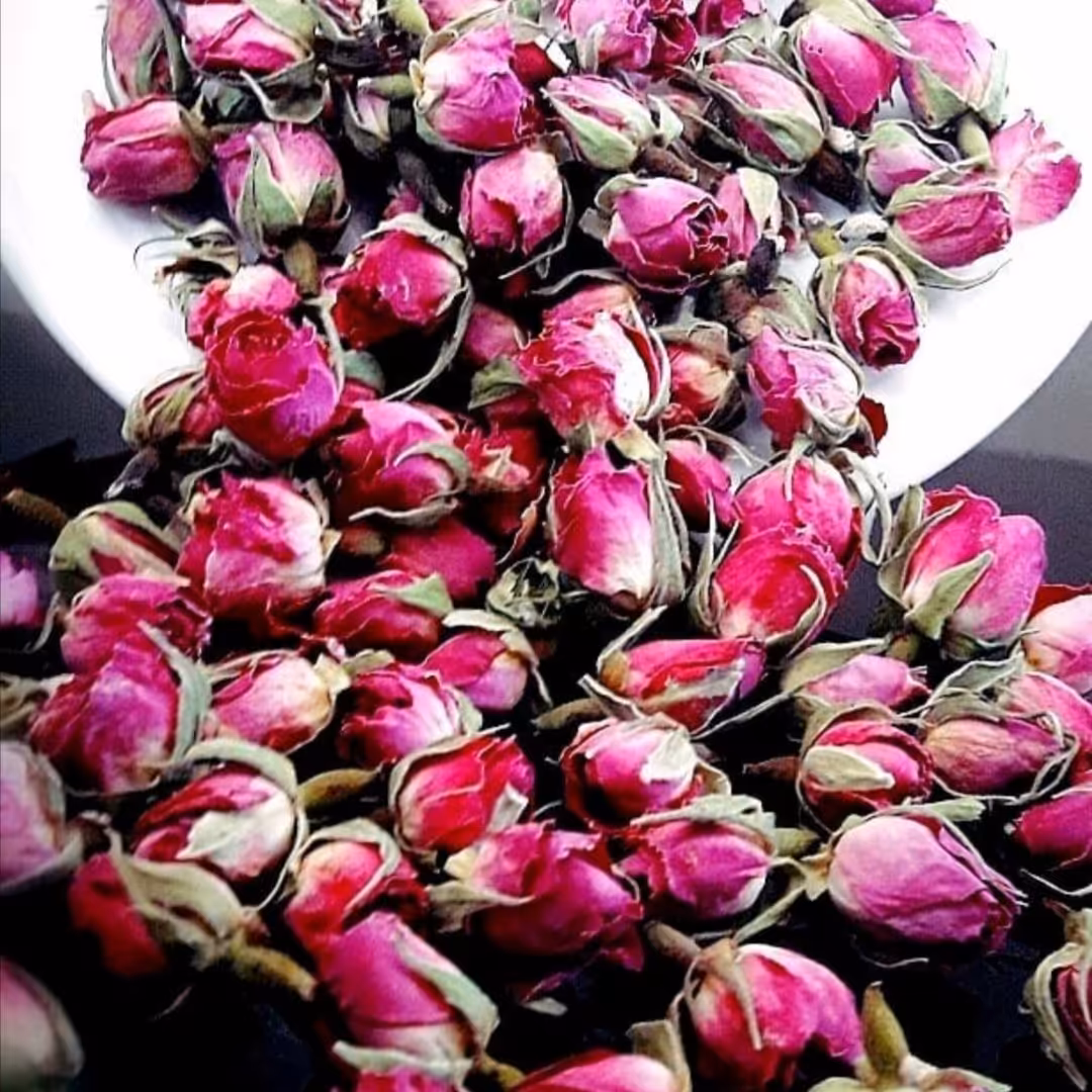 غنچه گل محمدی با عطر عالی ( 50 گرم )