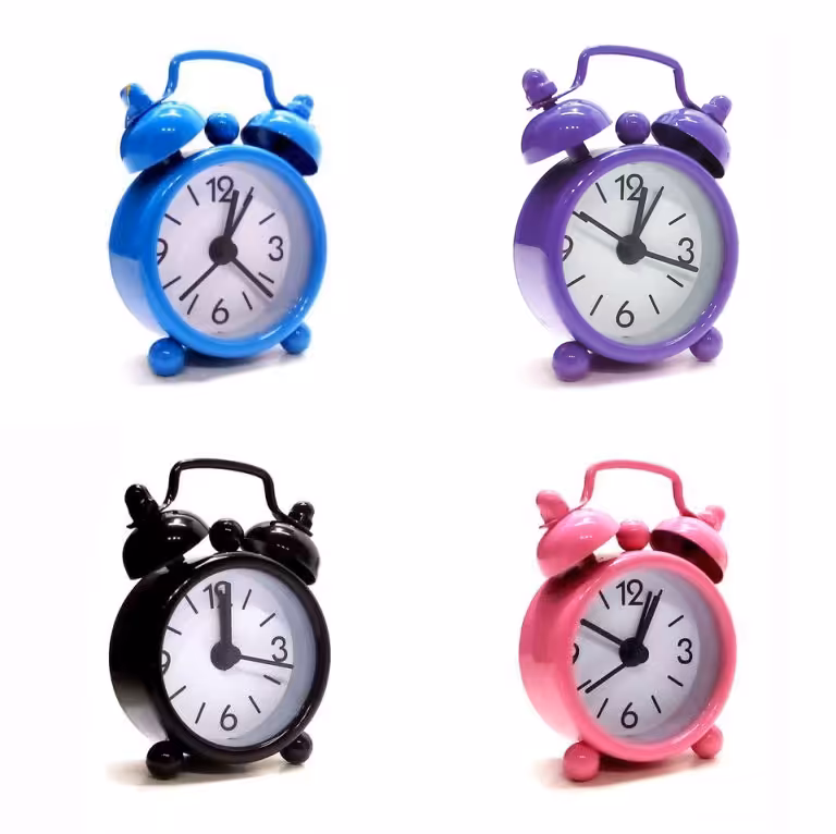 ساعت رومیزی کلاسیک زنگ دار مینی